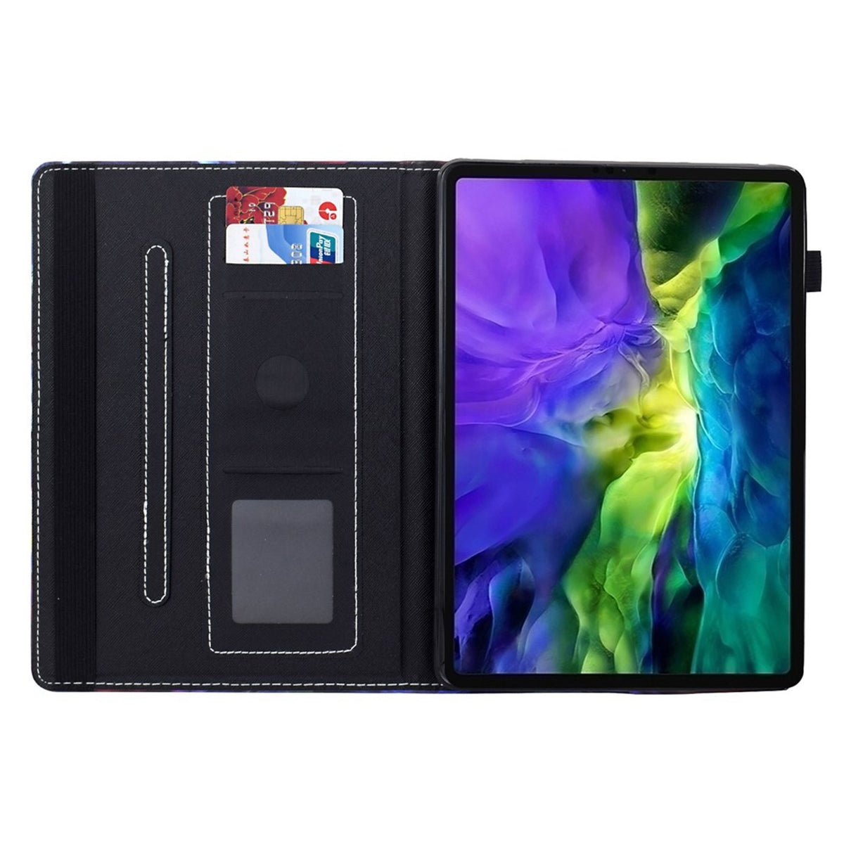 iPad Mini (2026) 8. Gen. EIDERWOOD Kunstlæder Flip Cover - Kortholder - Tiger