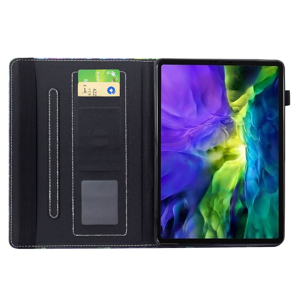 iPad Mini (2026) 8. Gen. EIDERWOOD Kunstlæder Flip Cover - Kortholder - Sommerfugle