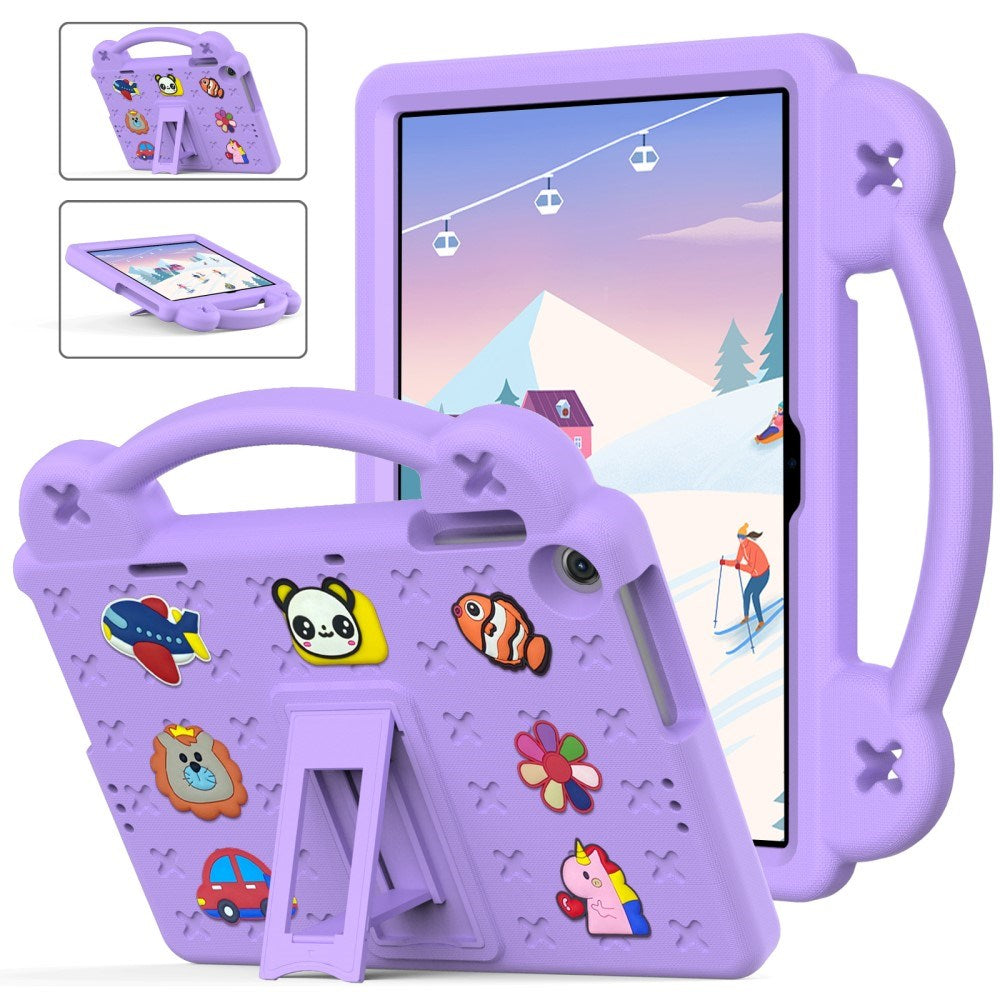 Lenovo Tab M10 (3. Gen) 10.1" (TB-328F/TB-328X) Børne Cover m. Stander & Håndholder - Lilla