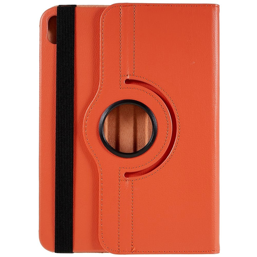 EIDERWOOD iPad 11" (2025) / iPad 10.9" (2024/2022) Klassisk Læder Flip Cover m. 360⁰ Ståfunktion - Orange