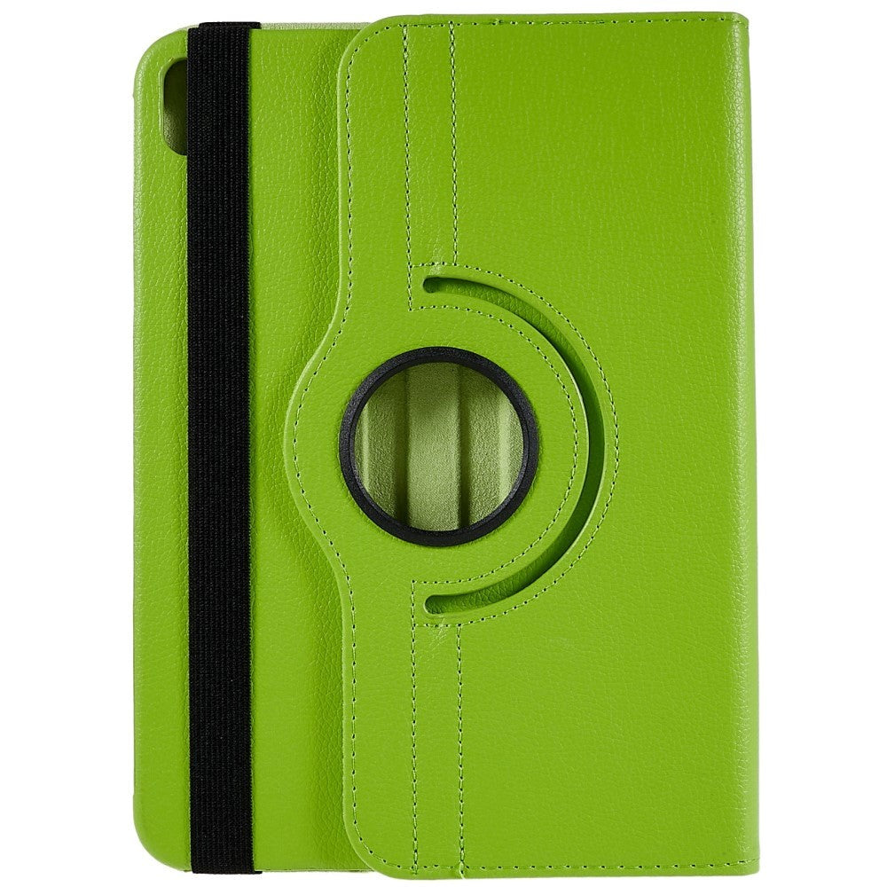 EIDERWOOD iPad 11" (2025) / iPad 10.9" (2024/2022) Klassisk Læder Flip Cover m. 360⁰ Ståfunktion - Grøn
