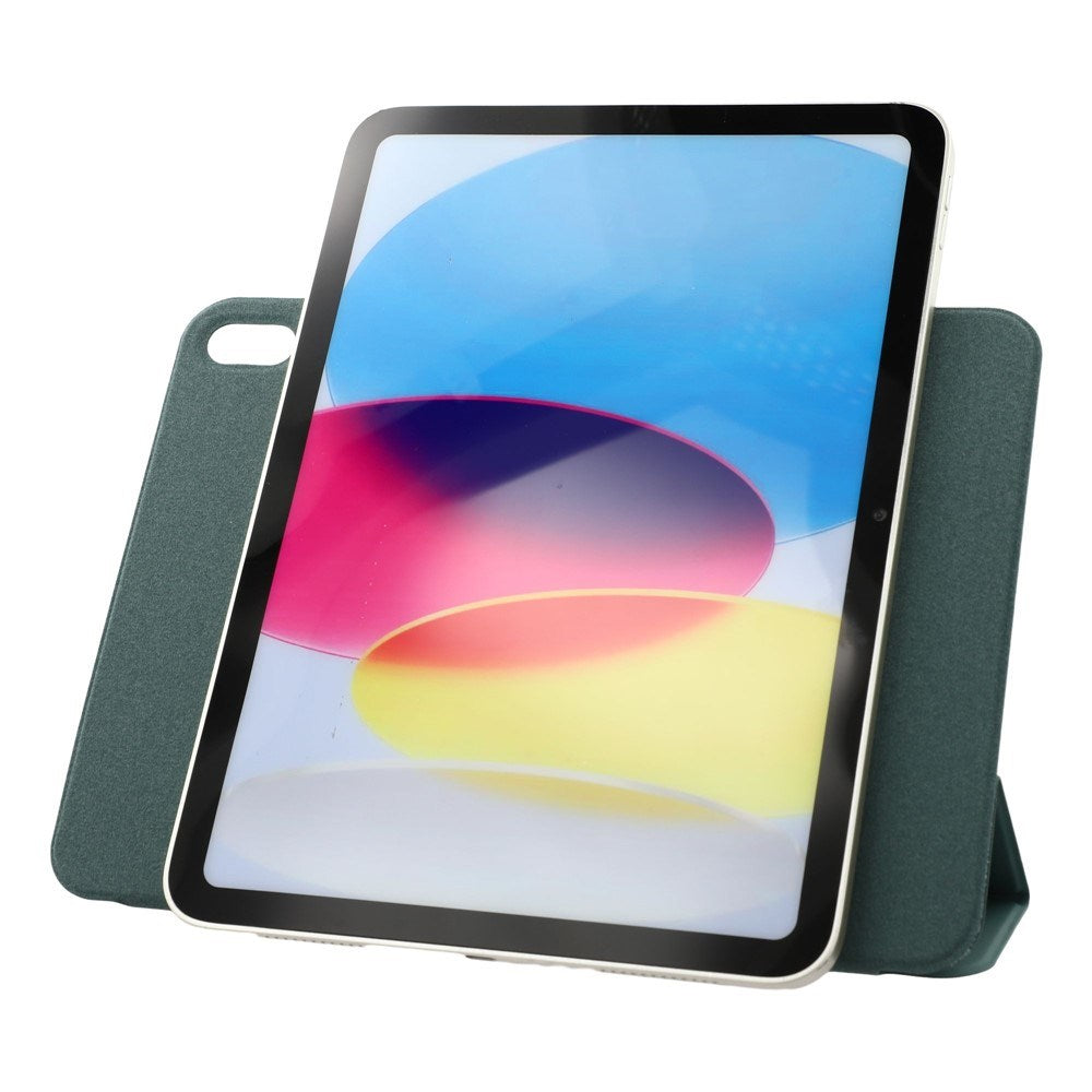 EIDERWOOD iPad 11" (2025) / iPad 10.9" (2024/2022) Magnetisk Tri-Fold Flip Cover - Grøn