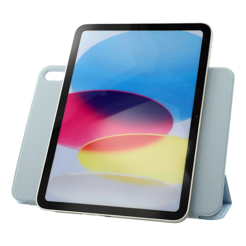 EIDERWOOD iPad 11" (2025) / iPad 10.9" (2024/2022) Magnetisk Tri-Fold Flip Cover - Lyseblå