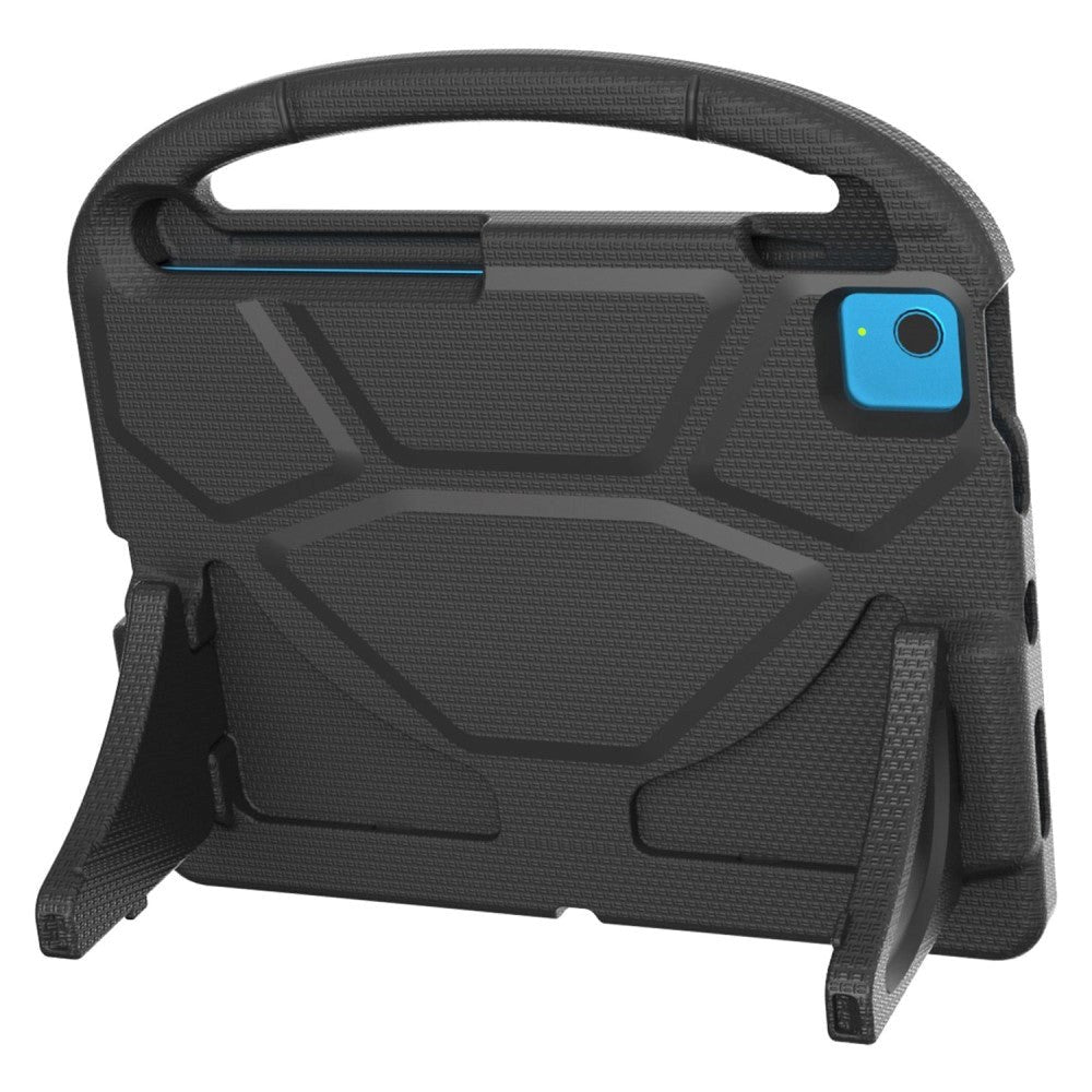 iPad 11" (2025) / iPad 10.9" (2024/2022) EVA Skum Børne Cover m. Kickstand - Sort
