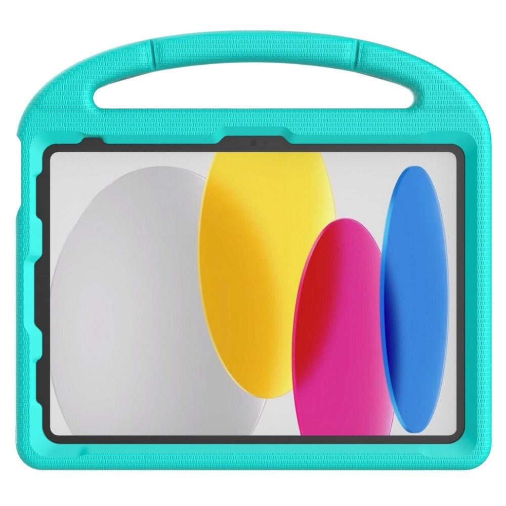 iPad 11" (2025) / iPad 10.9" (2024/2022) EVA Skum Børne Cover m. Kickstand - Mintgrøn