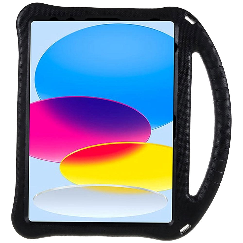 iPad 11" (2025) / iPad 10.9" (2024/2022) EVA Skum Bagside Cover m. Kickstand - Sort