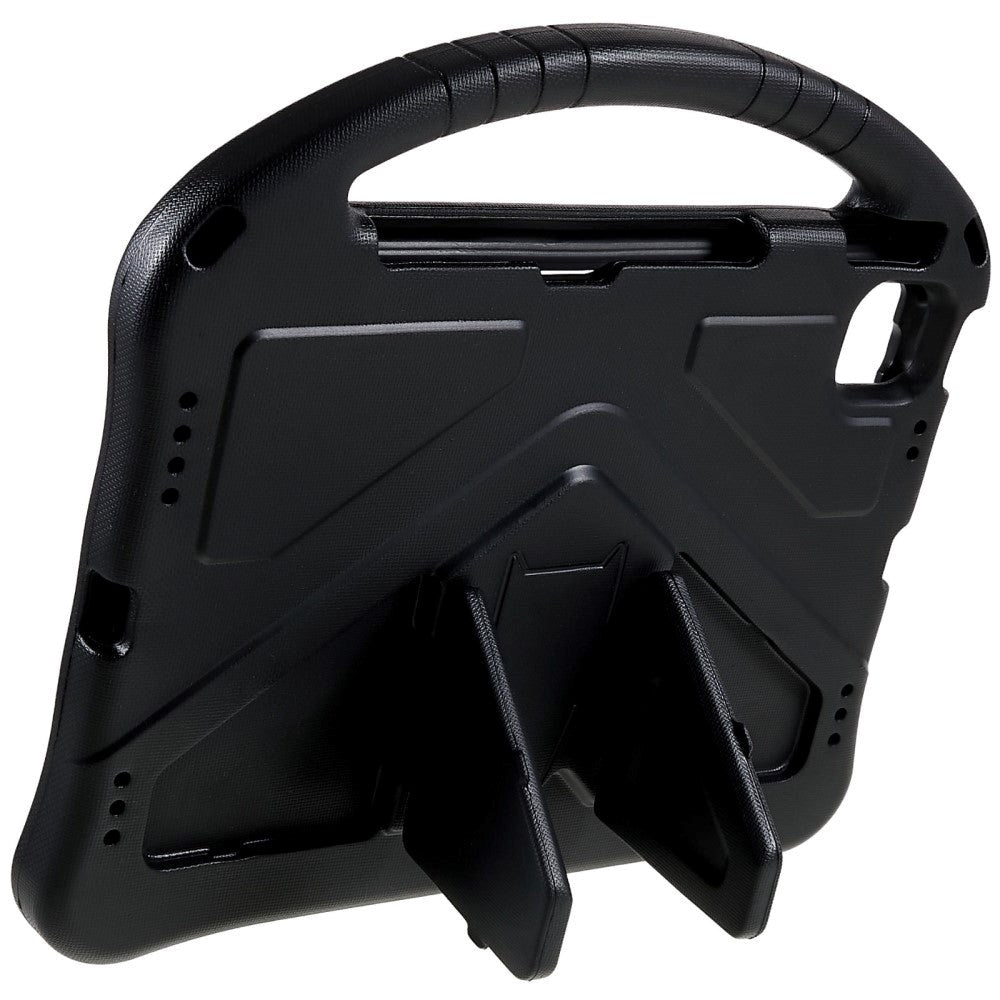 iPad 11" (2025) / iPad 10.9" (2024/2022) EVA Skum Bagside Cover m. Kickstand - Sort