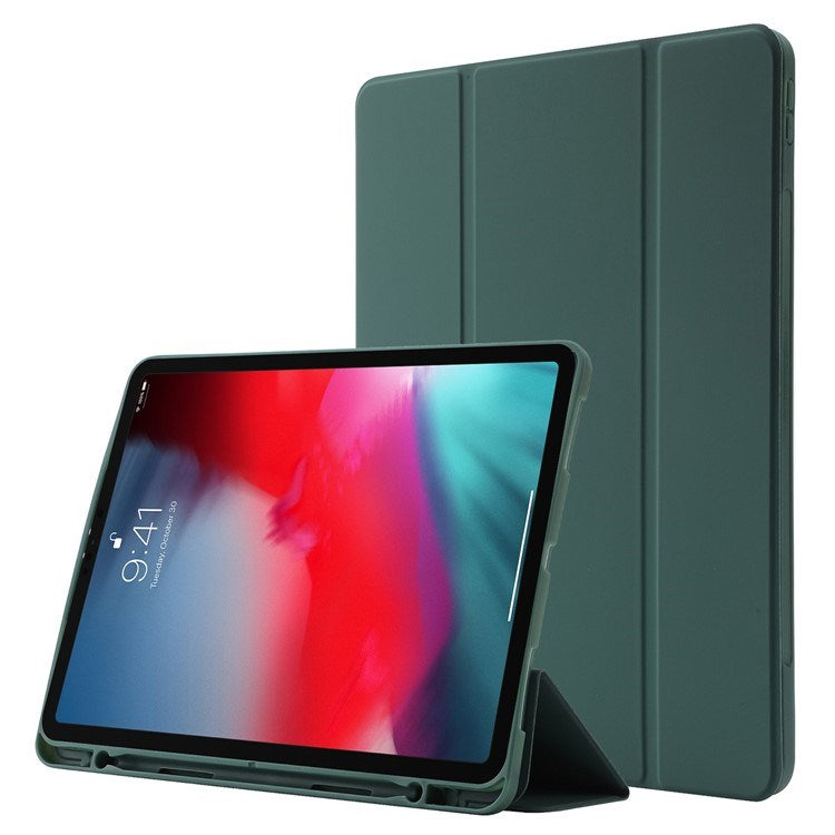 EIDERWOOD iPad Pro 11" (2022 / 2021 / 2020 / 2018) Tri-Fold Kunstlæder Flip Cover - Mørkegrøn