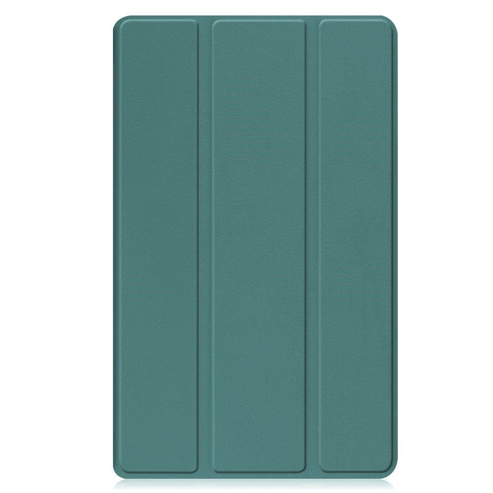 Lenovo Tab M8 (4. Gen.) - EIDERWOOD Tri-Fold Kunstlæder Flip Cover - Grøn