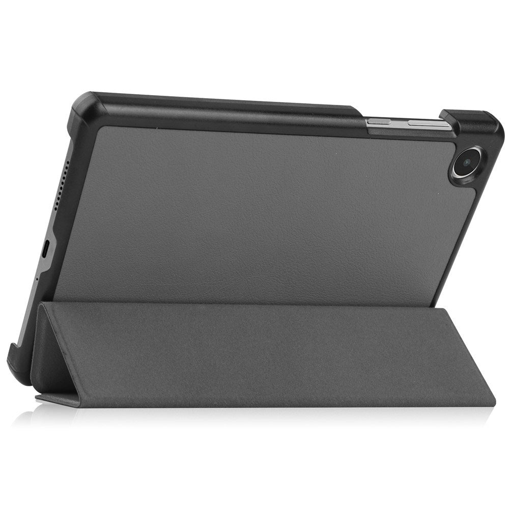 Lenovo Tab M8 (4. Gen.) - EIDERWOOD Tri-Fold Kunstlæder Flip Cover - Grå