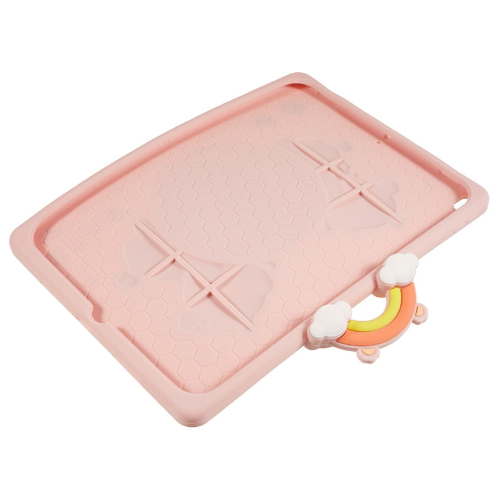 iPad 10.2" (2021 / 2020 / 2019) / Air 10.5" (2019) / Pro 10.5" Fleksibelt Silikone Bagside Cover m. Stander & Penholder - Bjørne