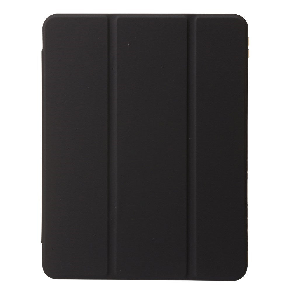 EIDERWOOD iPad 11" (2025) / iPad 10.9" (2024/2022) Tri-Fold Kunst Læder Flip Cover m. Apple Pencil Holder - Sort