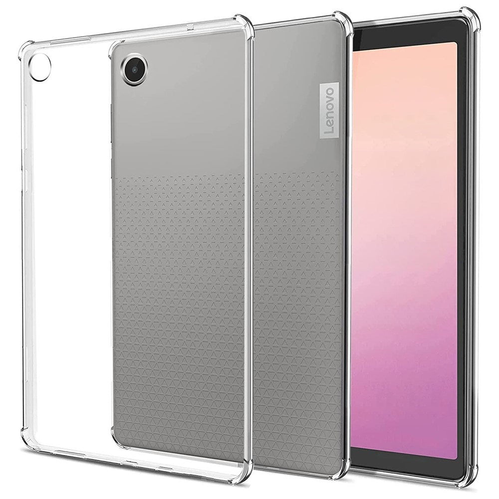 Lenovo Tab M8 (4. Gen.) Fleksibelt Plastik Cover - Indbyggede Stødabsorberende Hjørner - Gennemsigtig