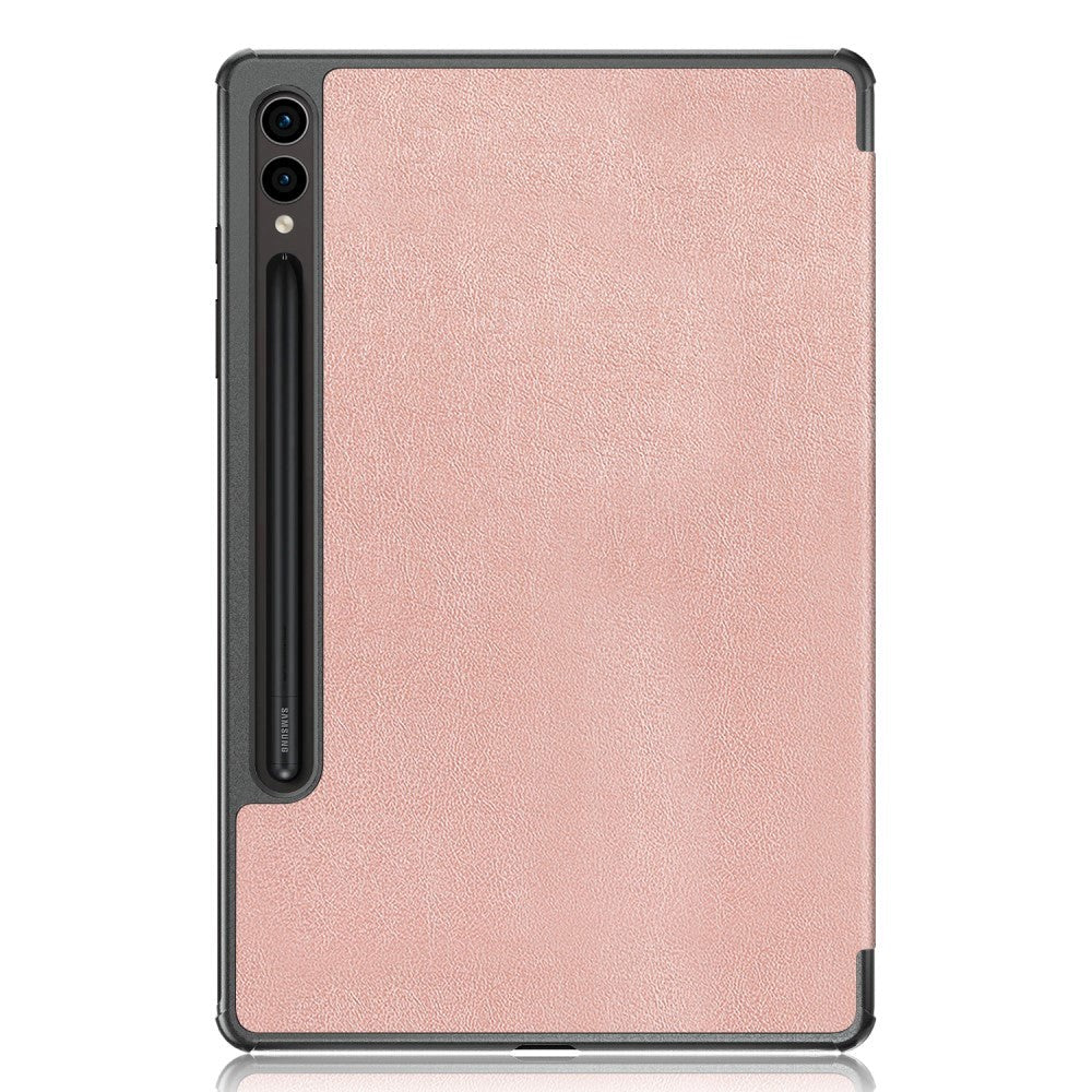 Samsung Galaxy Tab S9 Tri-Fold Læder Flip Cover m. Standerfunktion - Rose Gold