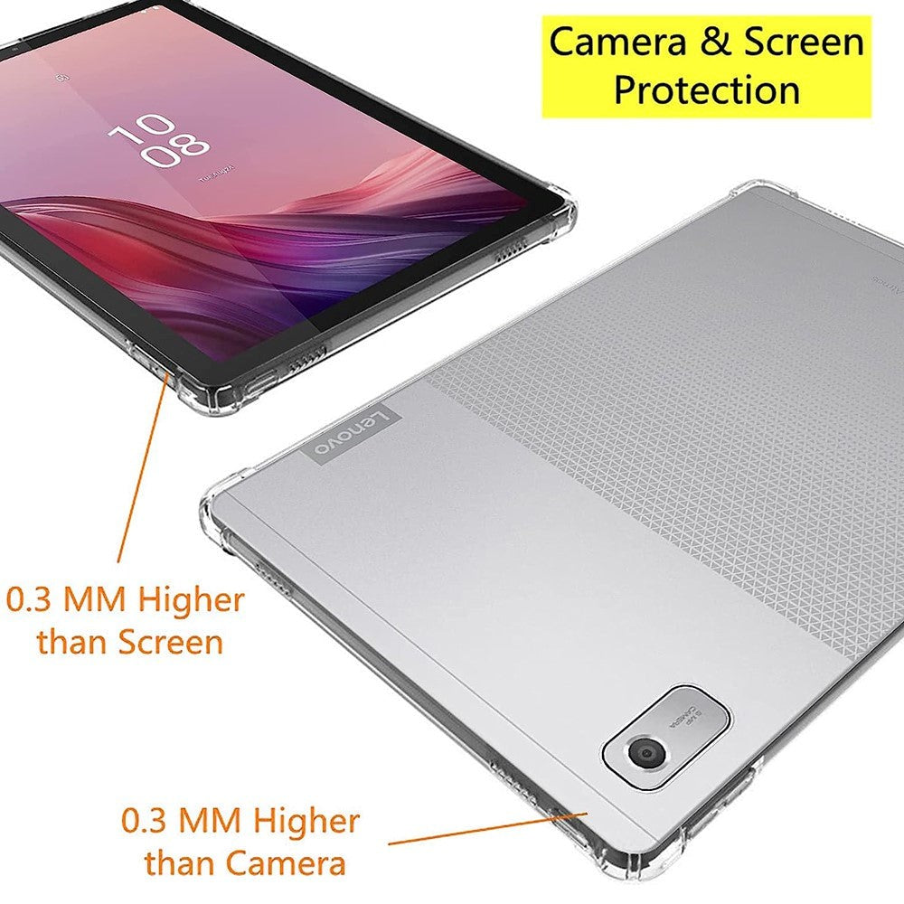 Lenovo Tab M9 Fleksibelt Plastik Bagside Cover - Gennemsigtig