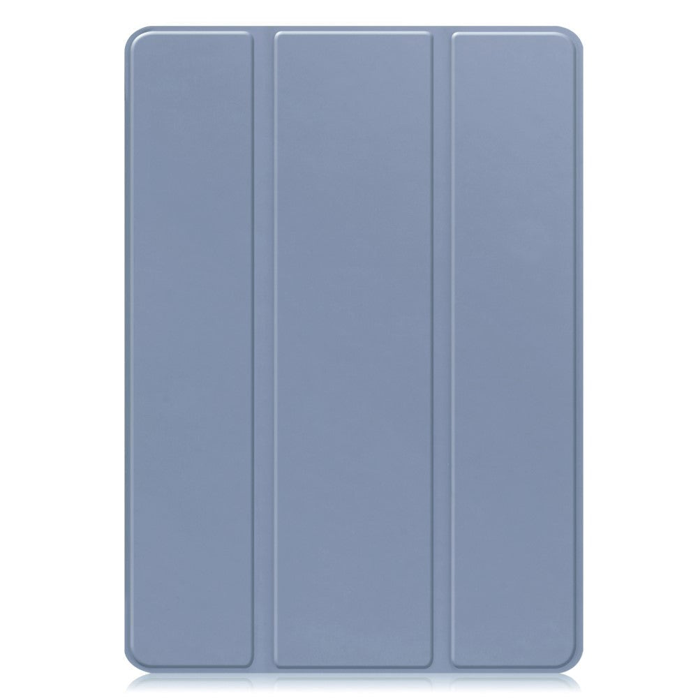Samsung Galaxy Tab S10 FE / S9 FE Magnetisk Tri-Fold Læder Flip Cover m. Pencil Holder - Lilla