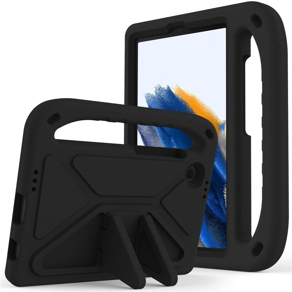 EIDERWOOD Samsung Galaxy Tab A11 / A9 Børnecover med Kickstand og Håndtag - Sort