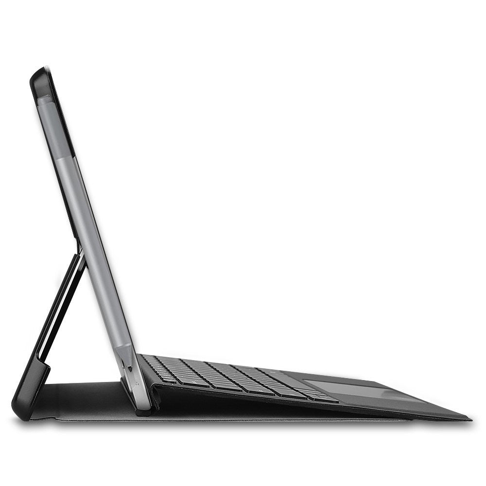 EIDERWOOD Microsoft Surface Go 4 Læder Cover med Ståfunktion - "Don't Touch Me"