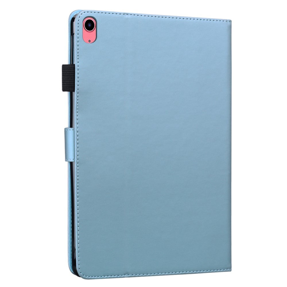 iPad 11" (2025) / iPad 10.9" (2024/2022) Læder Flip Cover m. Dyremotiv - Blå