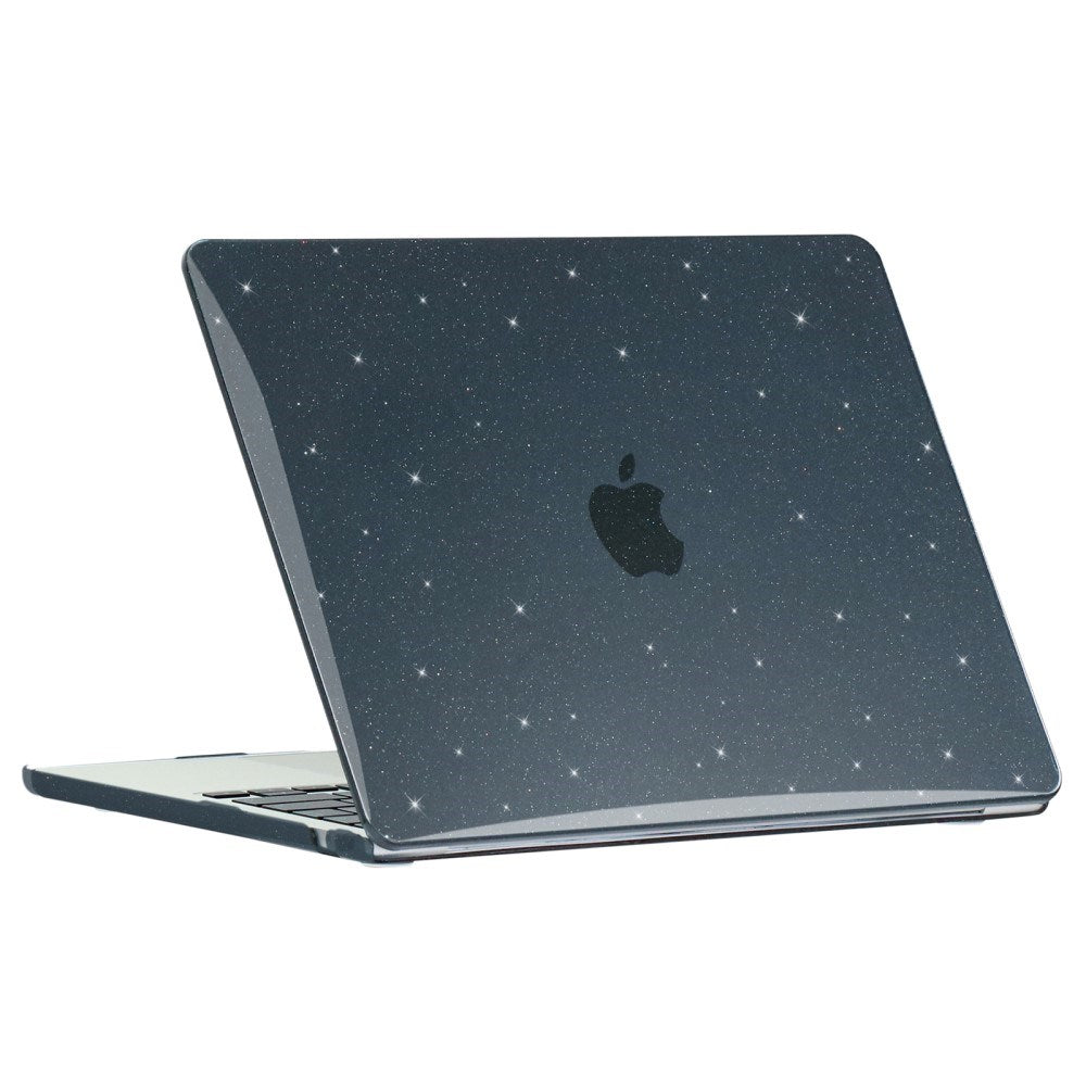 MacBook Air 15" M2/M3/M4 (2023-2025) Hårdt Plastik Bærbar Cover - Stjernehimmel - Sort