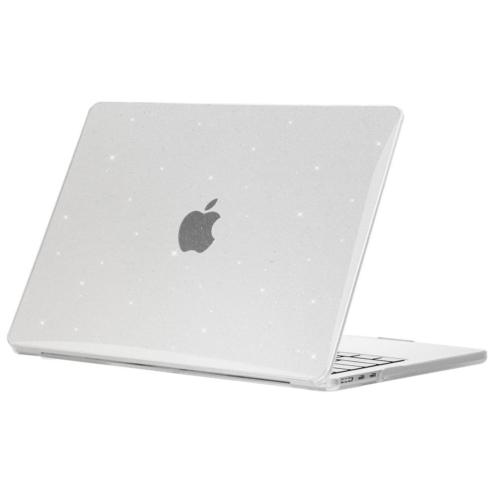 MacBook Air 15" M2/M3/M4 (2023-2025) Hårdt Plastik Bærbar Cover - Stjernehimmel - Gennemsigtig
