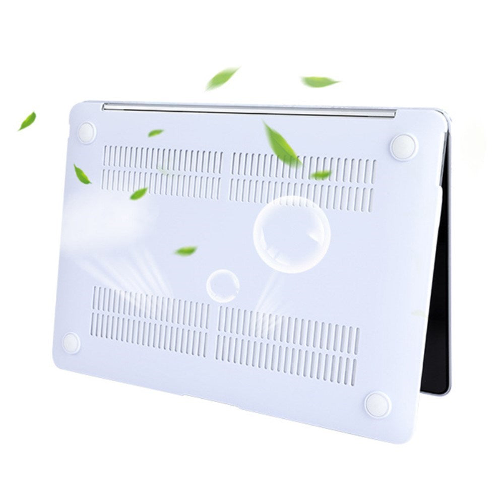 Macbook Pro 14 M5/M4/M3/M2/M1 (2025-2021) Hårdt Plastik Bærbar Cover - Lilla Blomster