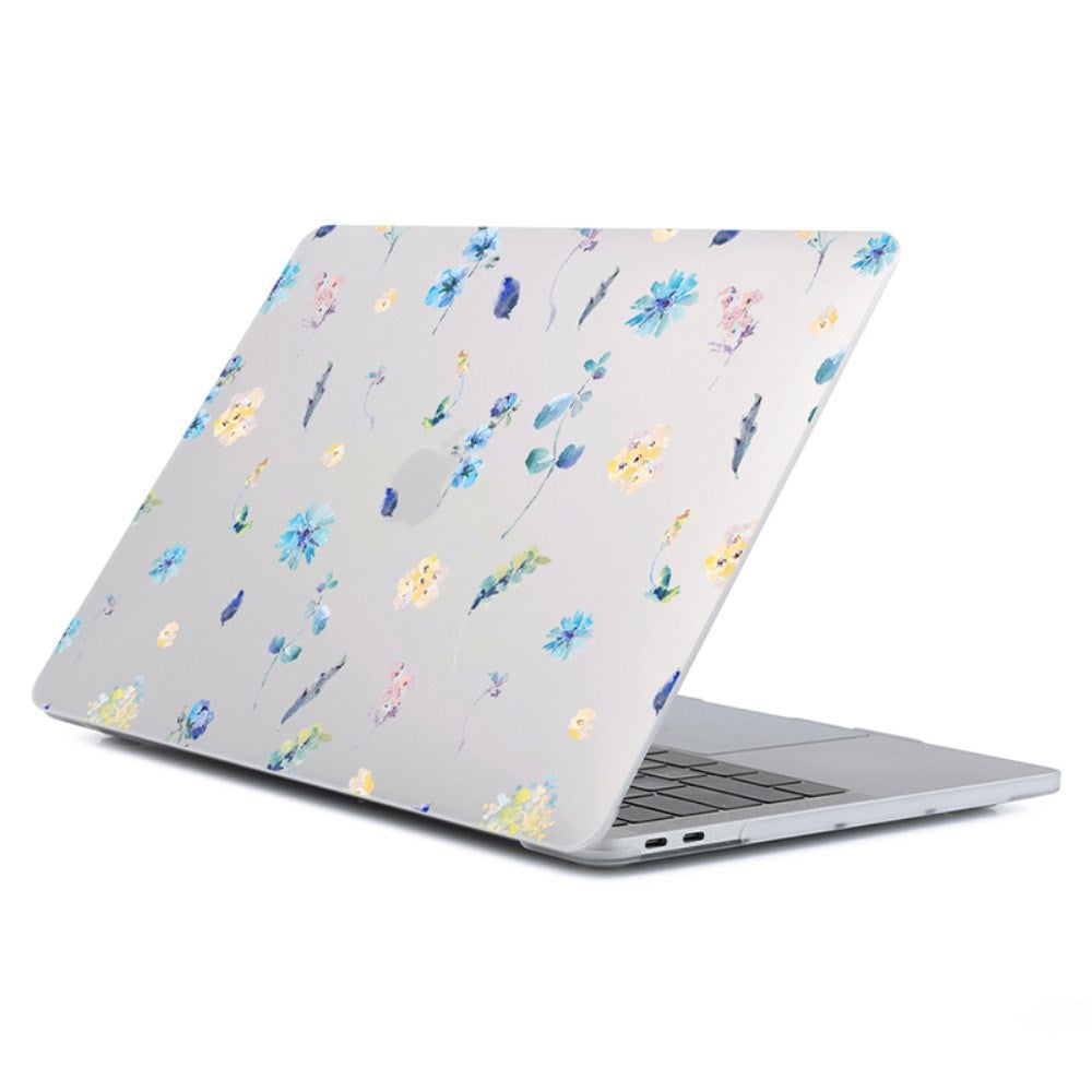 MacBook Air 15" M2/M3/M4 (2023-2025) Hårdt Plastik Bærbar Cover - Små Blomster