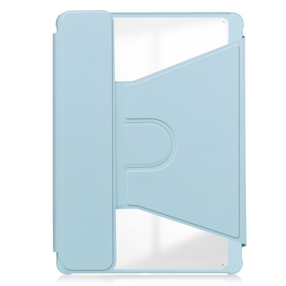 EIDERWOOD iPad Pro 11" (2025 / 2024) Hybrid Flip Cover m. Roterende Ståfunktion - Gennemsigtig / Lyseblå