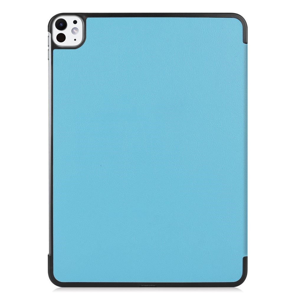 EIDERWOOD iPad Pro 11" (2025 / 2024) Tri-Fold Læder Flip Cover - Lyseblå