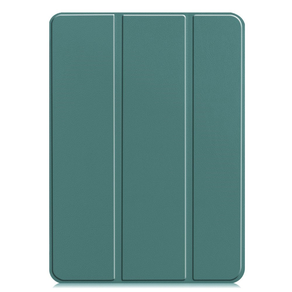 EIDERWOOD iPad Pro 11" (2025 / 2024) Tri-Fold Læder Flip Cover - Grøn