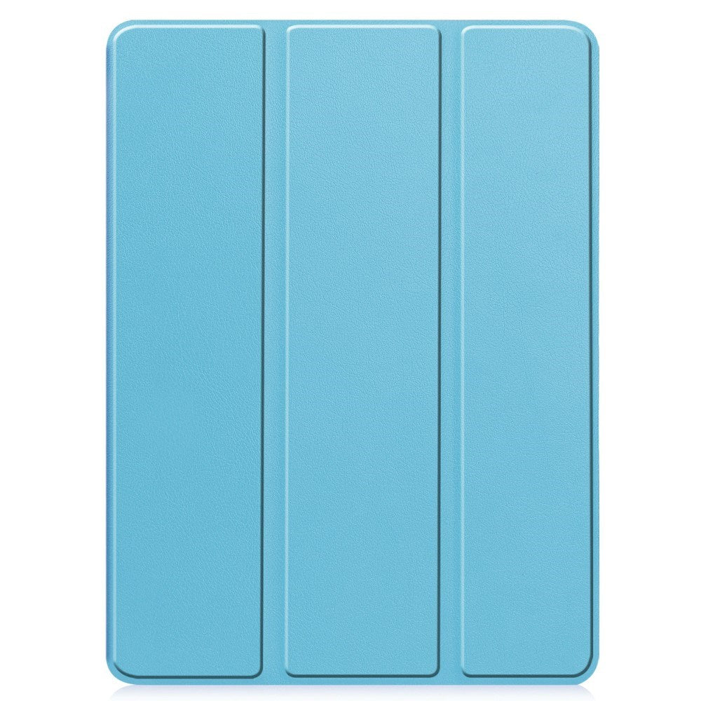 EIDERWOOD iPad Pro 11" (2025 / 2024) Tri-Fold Kunst Læder Flip Cover m. Apple Pencil Holder - Blå