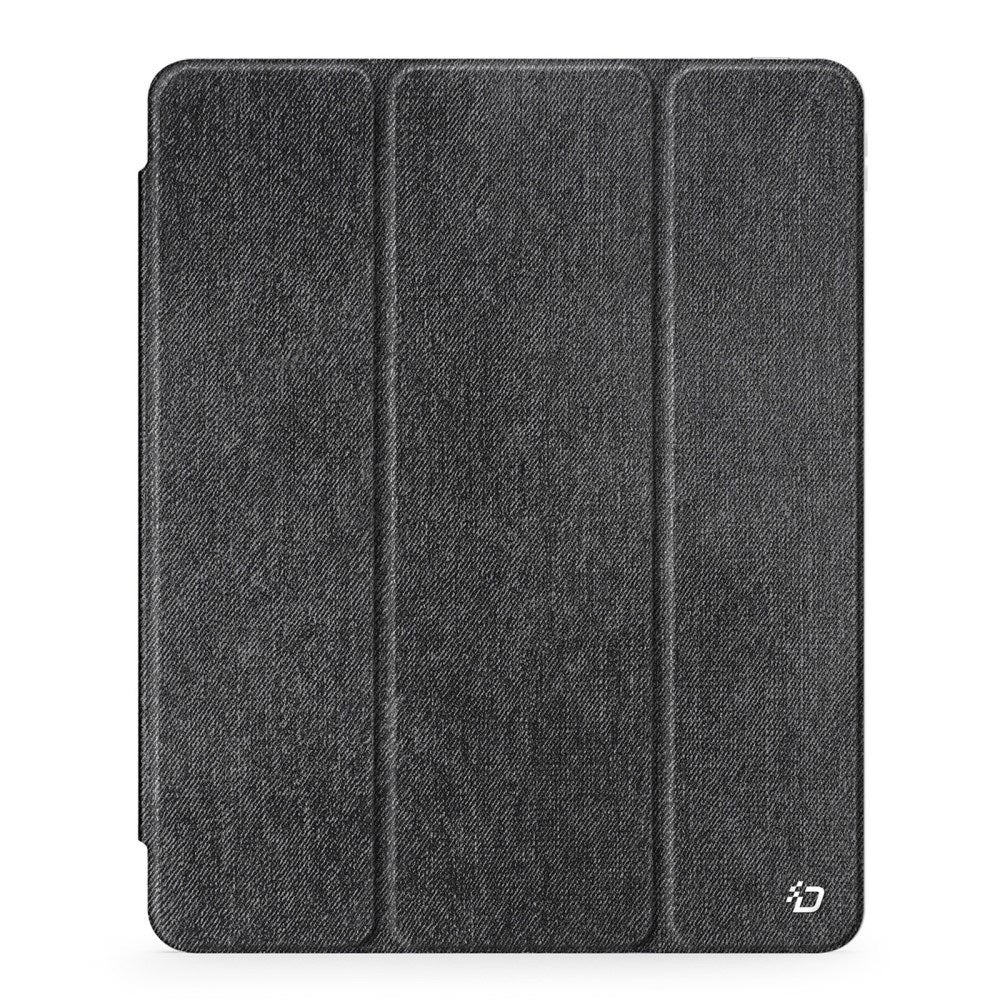 iPad Air 13" (2025 / 2024) DUX DUCIS Unid Series Tri-Fold Flip Cover - Gennemsigtig / Sort