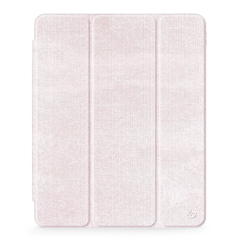 iPad Air 13" (2025 / 2024) DUX DUCIS Unid Series Tri-Fold Flip Cover - Gennemsigtig / Pink