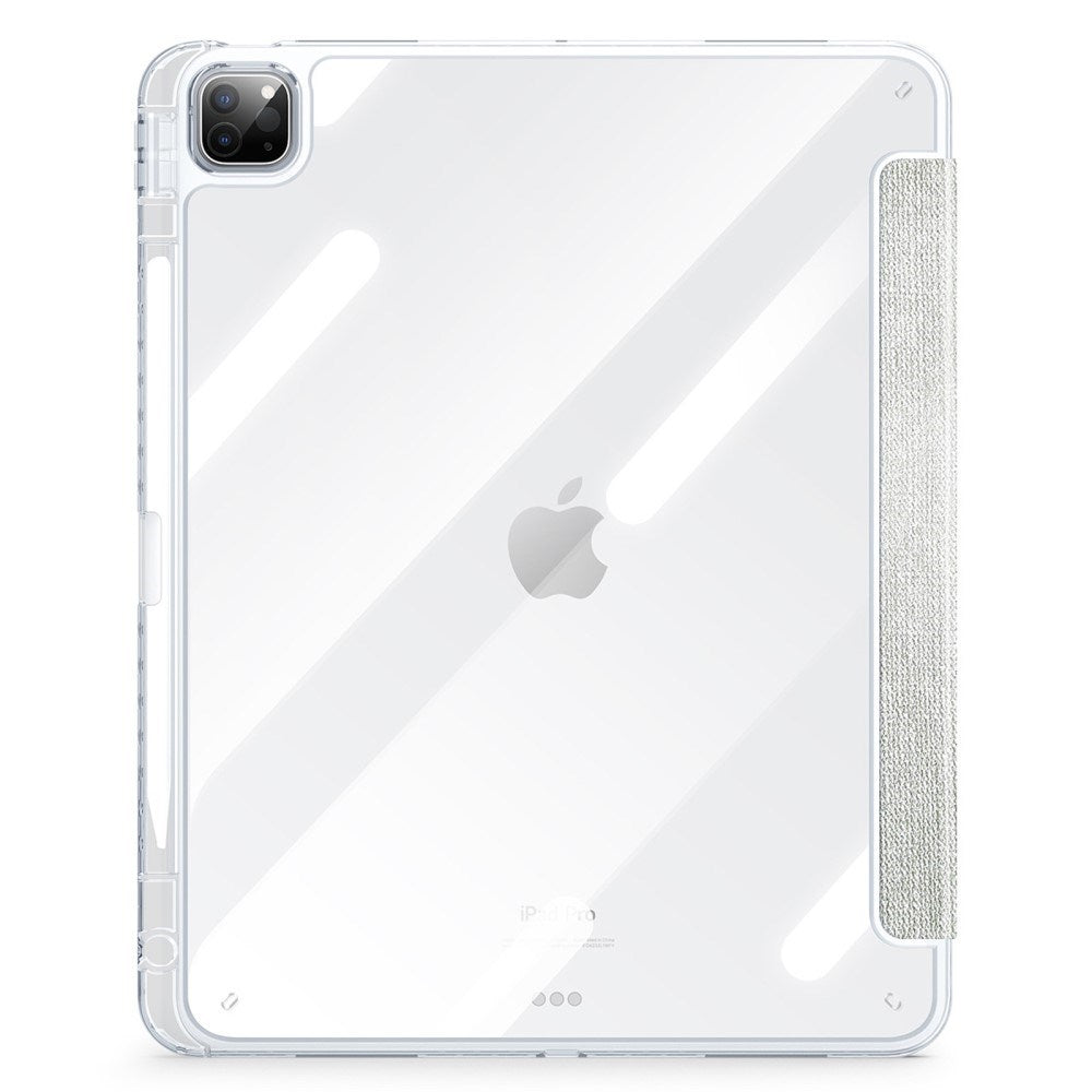 iPad Pro 13" (2025 / 2024) DUX DUCIS Unid Series Tri-Fold Flip Cover - Gennemsigtig / Grøn