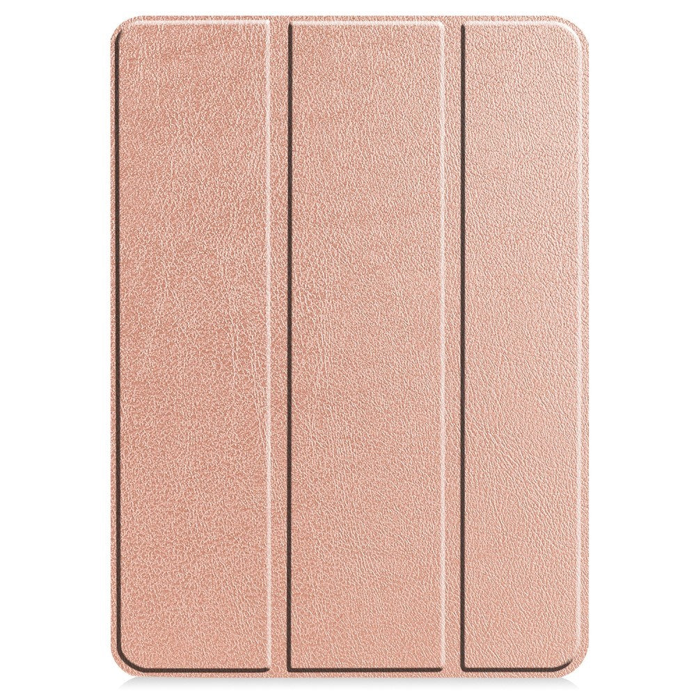 EIDERWOOD iPad Air 13" (2025 / 2024) Tri-Fold Læder Flip Cover - Rose Gold