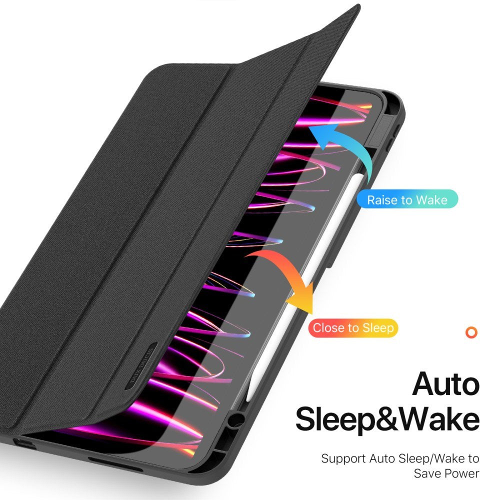 iPad Pro 13" (2025 / 2024) DUX DUCIS DOMO Series Flip Cover m. Pen Holder - Sort