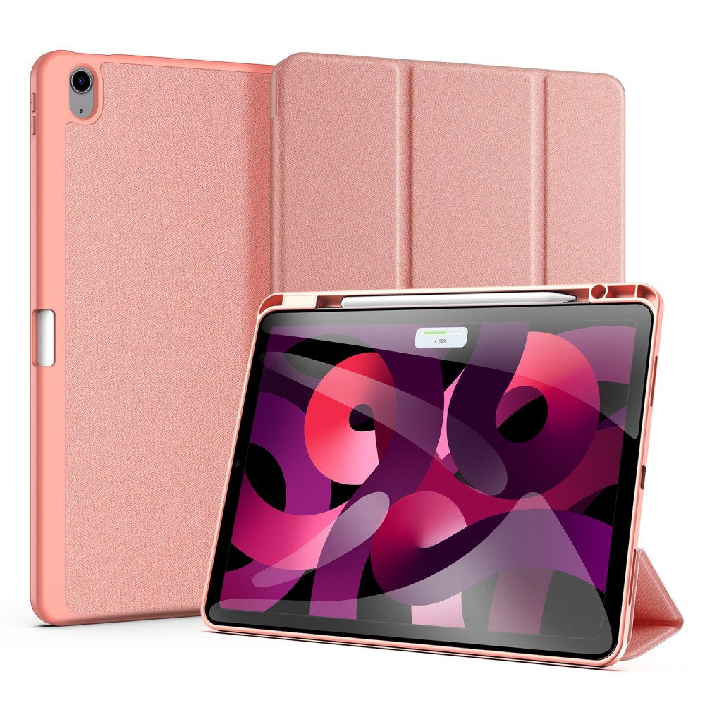 iPad Air 13" (2025 / 2024) DUX DUCIS DOMO Series Flip Cover m. Pen Holder - Pink
