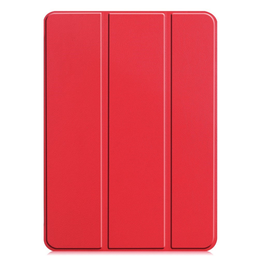 EIDERWOOD iPad Pro 13" (2025 / 2024) Tri-Fold Læder Flip Cover - Rød