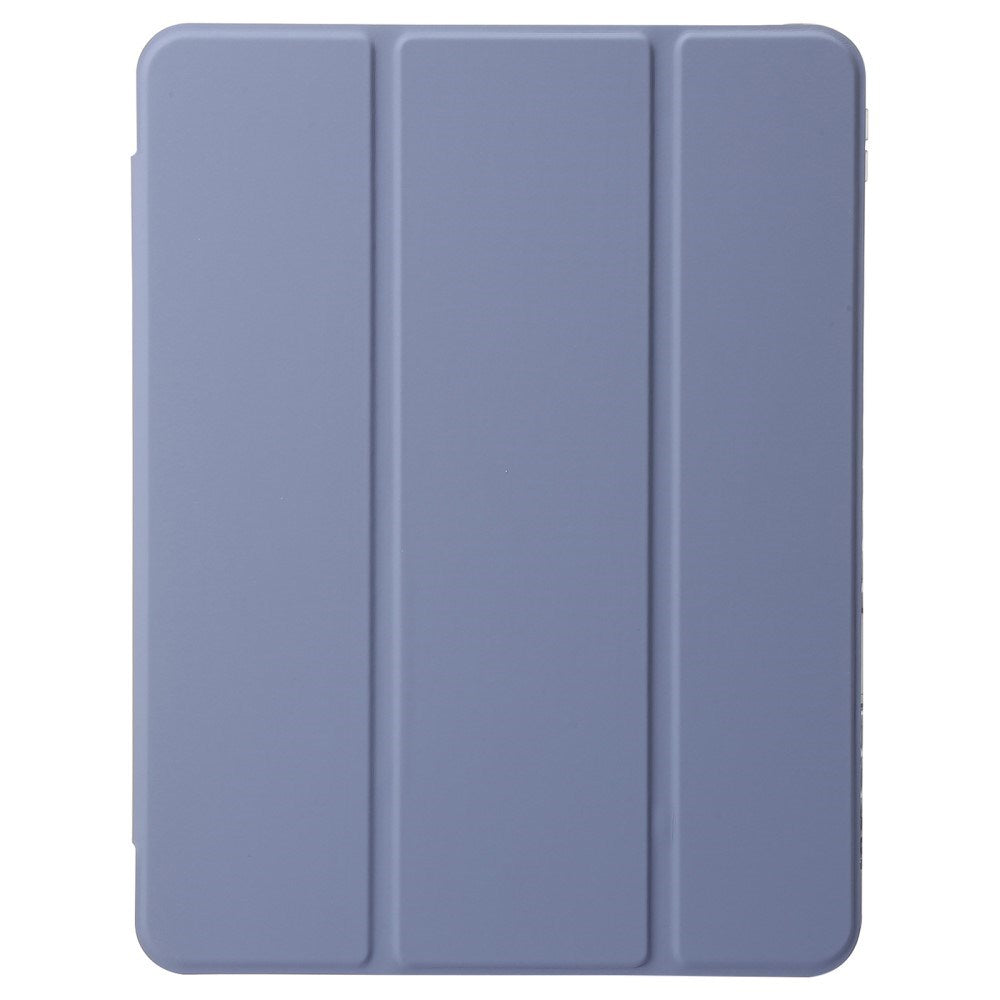 EIDERWOOD iPad Pro 13" (2025 / 2024) Tri-Fold Kunst Læder Flip Cover m. Apple Pencil Holder - Lilla