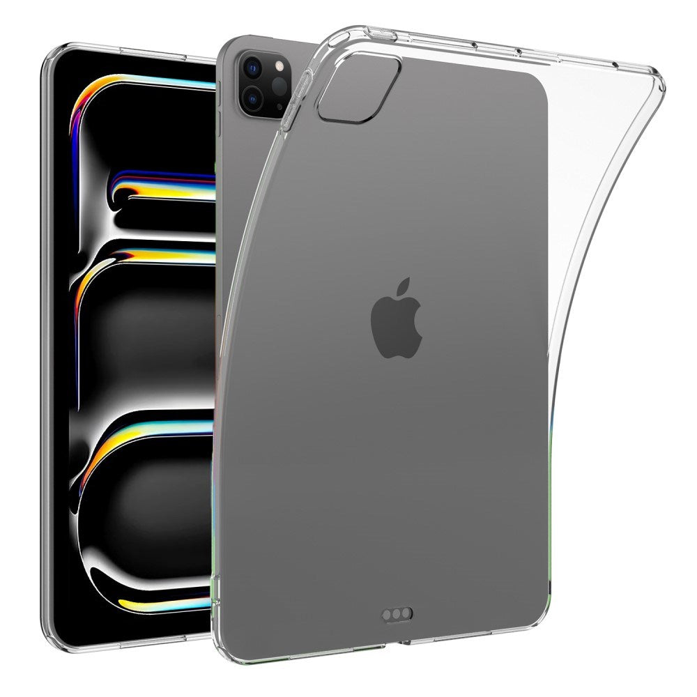 EIDERWOOD iPad Pro 11" (2025 / 2024) Fleksibelt TPU Plastik Bagside Cover - Gennemsigtig
