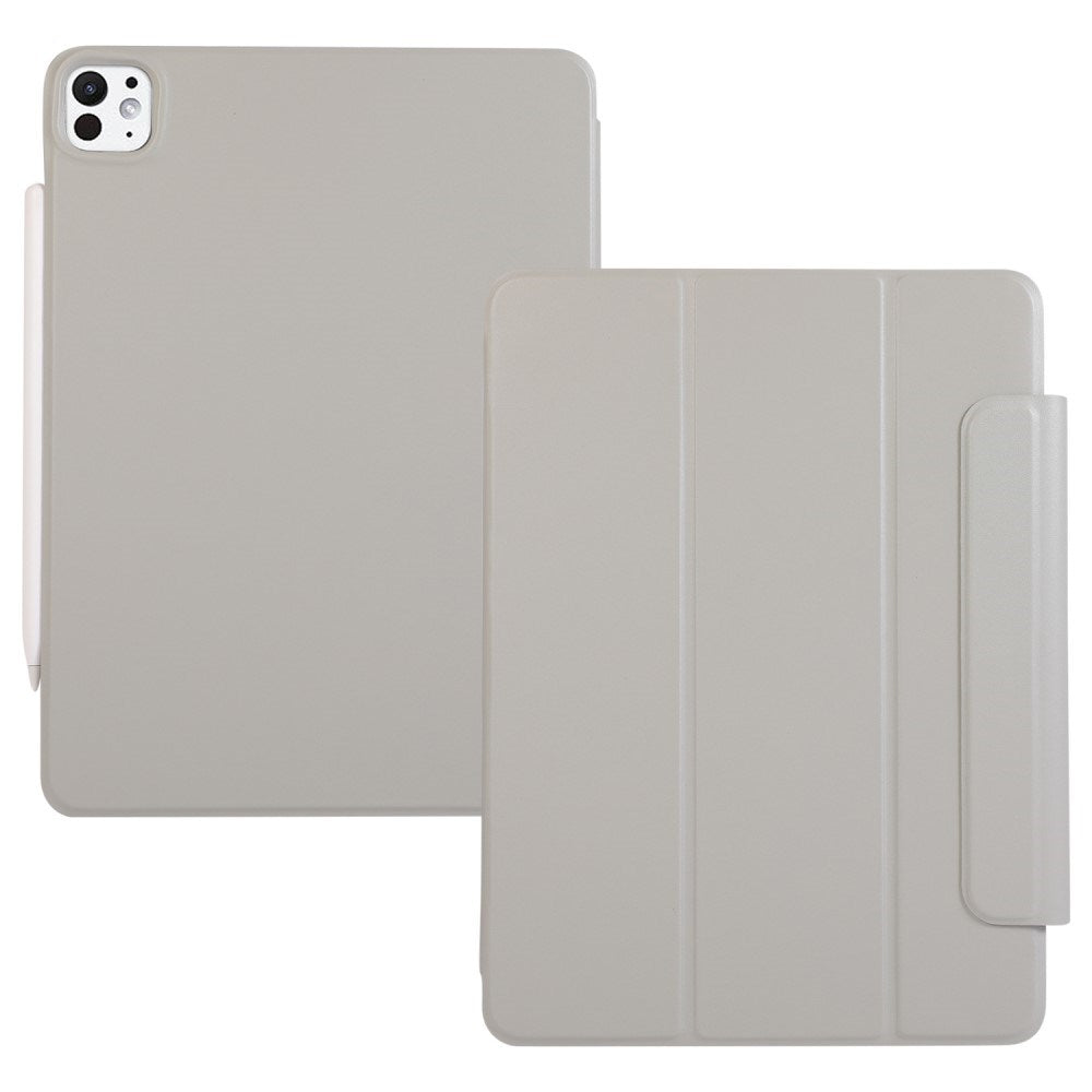 EIDERWOOD iPad Pro 11" (2025 / 2024) Magnetisk Tri-Fold Flip Cover - Grå