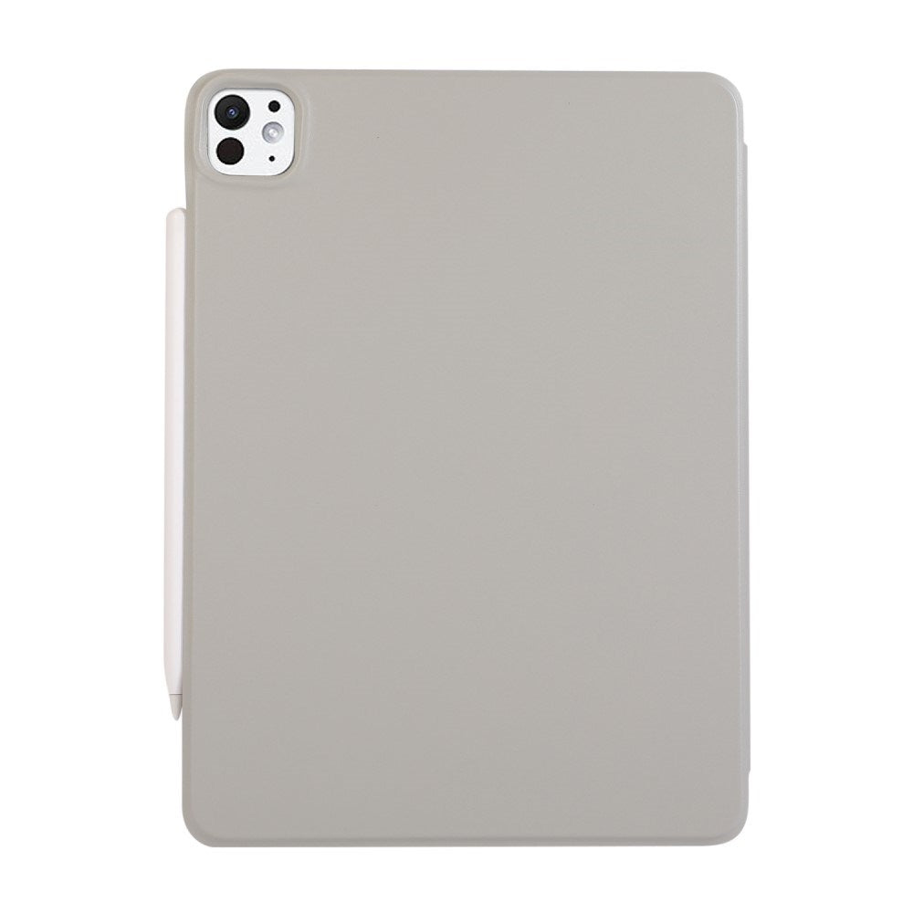 EIDERWOOD iPad Pro 13" (2025 / 2024) Magnetisk Tri-Fold Flip Cover - Grå