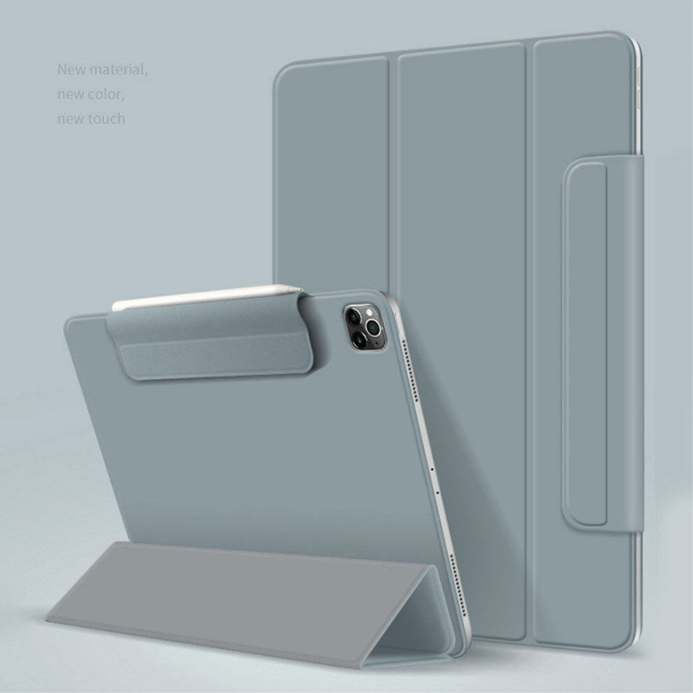 EIDERWOOD iPad Pro 13" (2025 / 2024) Magnetisk Tri-Fold Flip Cover - Lyserød