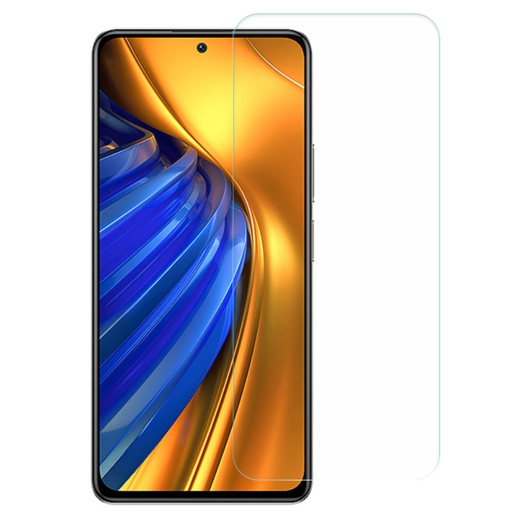 Xiaomi Poco F4 Skærmbeskyttelse i Hærdet Glas - Case Friendly - Gennemsigtig