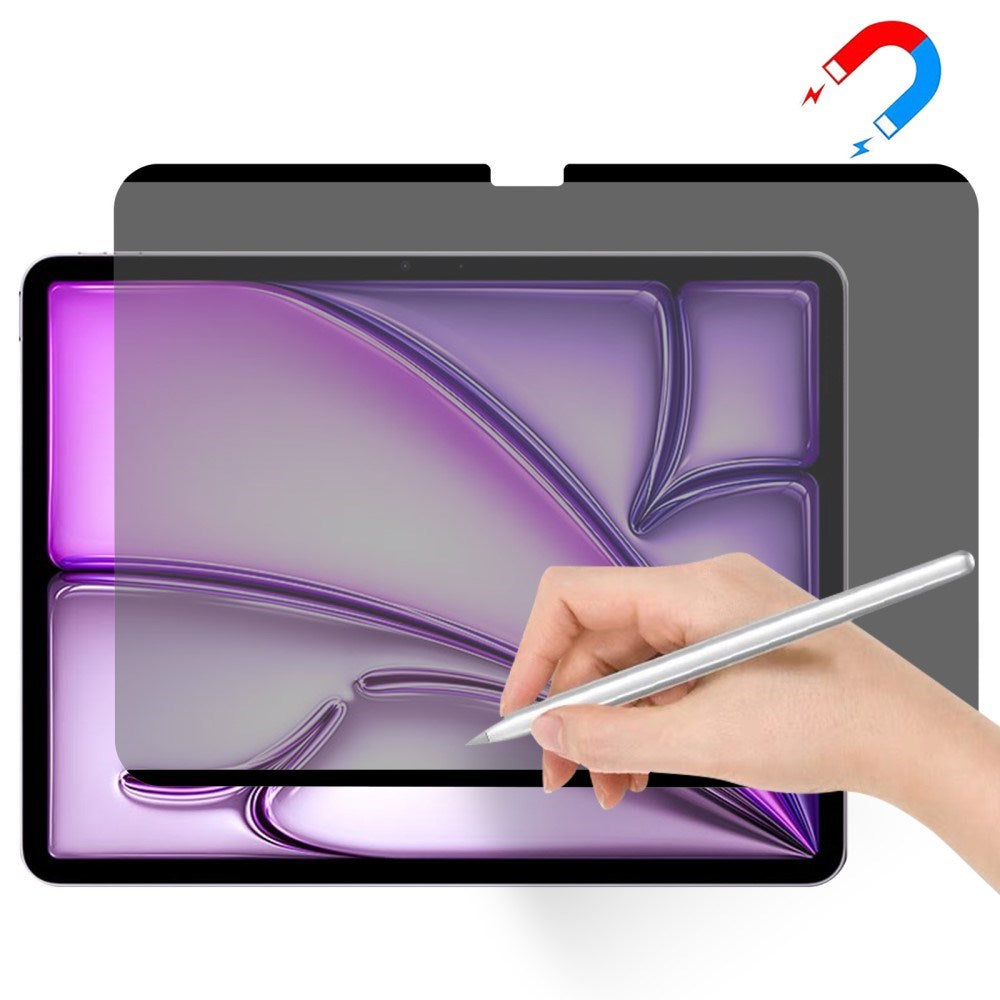 iPad Air 11" (2025 / 2024) Papir Tekstur PET Magnetisk Beskyttelsesfilm m. Privacy