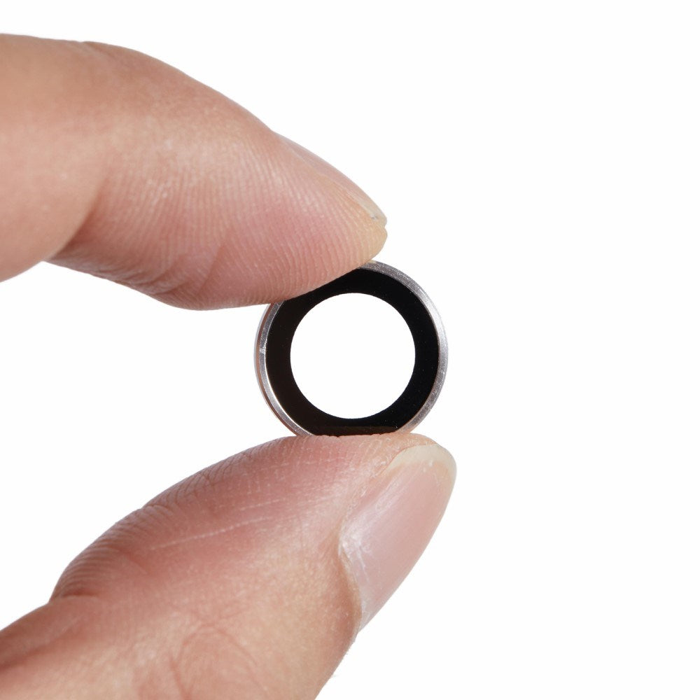 iPad Air 11" (2025 / 2024) / Air 13" (2025 / 2024) Metal Ring Kameralinse Beskyttelsesglas - Sort / Gennemsigtig