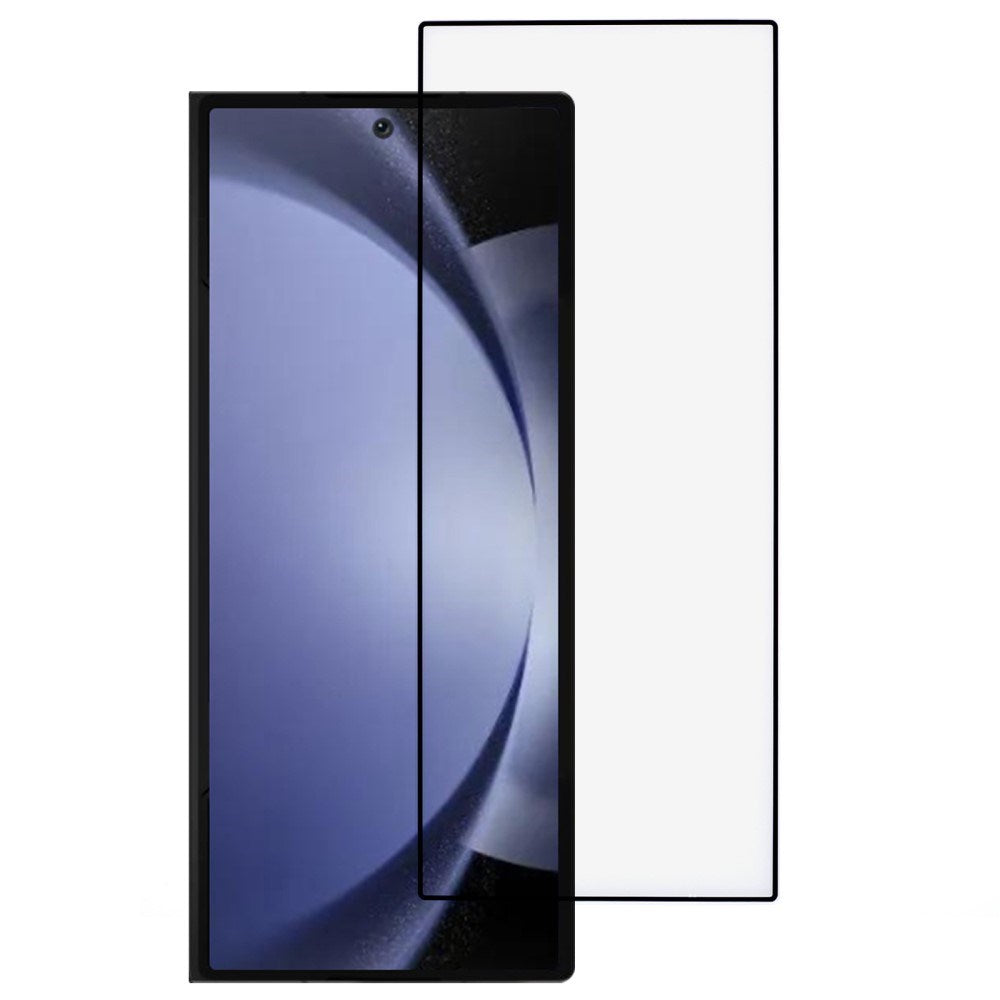 Samsung Galaxy Z Fold6 Full Fit Hærdet Glas - Skærmbeskyttelse - Sort Kant