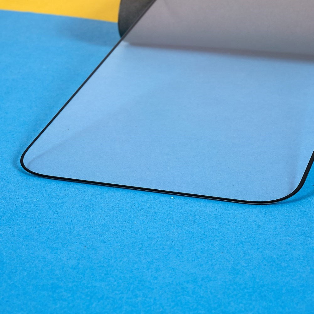 iPhone 16 Pro Max Full Fit Hærdet Glas - Skærmbeskyttelse - Sort Kant