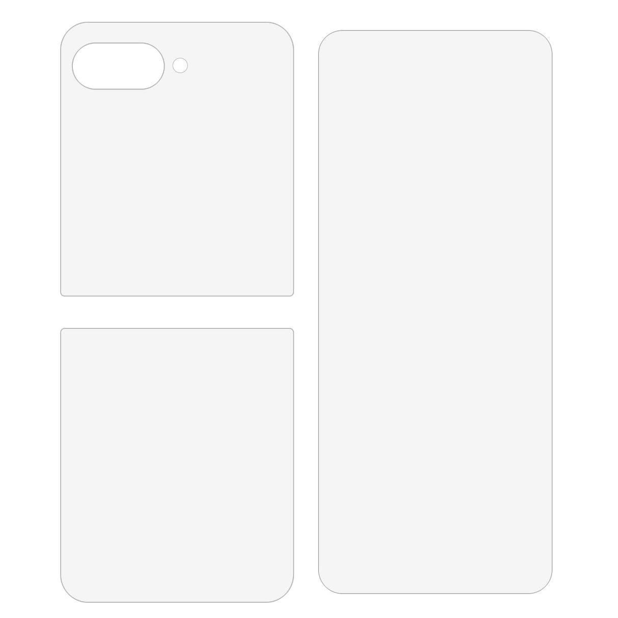 Fulddækkende Skærmbeskyttelse til Motorola Razr 50 Ultra 5G – Front & Bagside Blød Plast Hydrogel Film