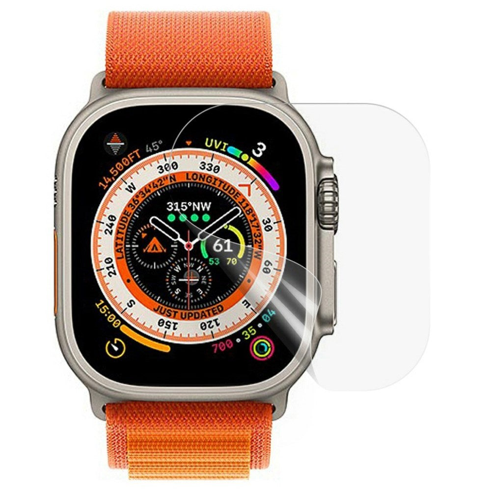 Apple Watch 11 / 10 (46mm) Skærmbeskyttelse - Film - Gennemsigtig